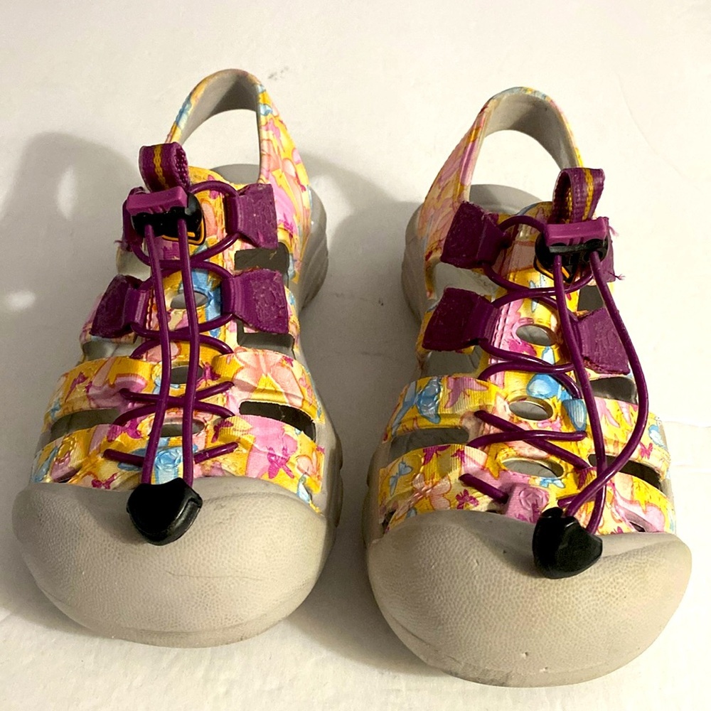 KEEN Slip On Sandals, Loafer, Sz 1, Hikers, Walking, Comfort, Novelty​, Graphics - Picture 6 of 13